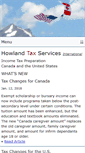 Mobile Screenshot of howlandtax.com